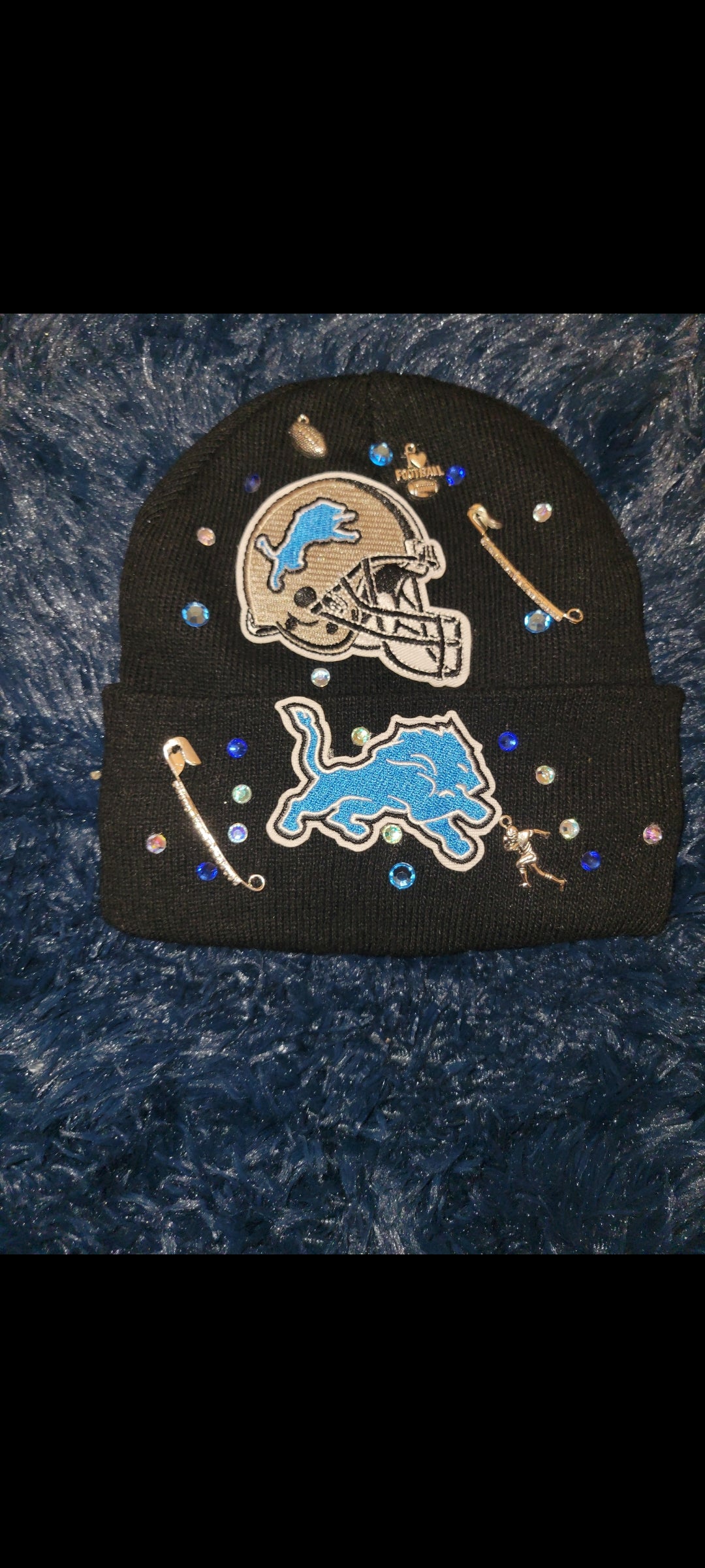 Lions theme bling skully